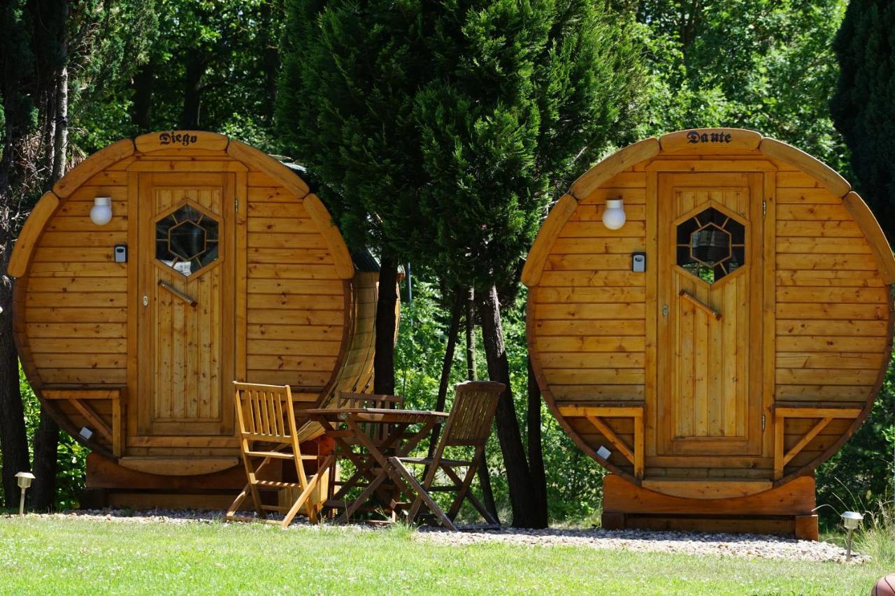 Barrel -Schlafen Im Fass Hotell Gorleben Exteriör bild